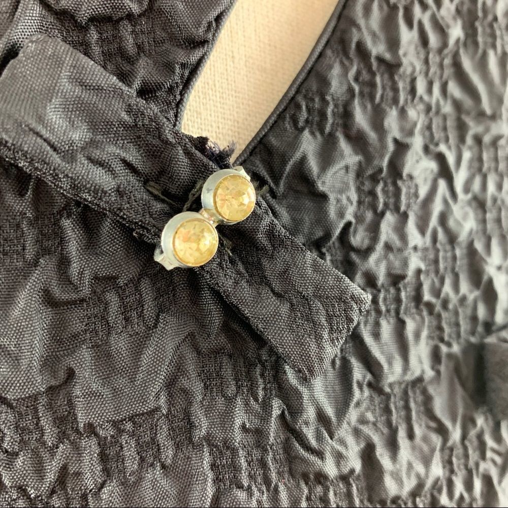Handmade Vintage Black Cocktail Dress - Picture 3 of 16